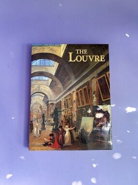 The Louvre Art Coffee Table Book - Beige, Brown, Gold Cover